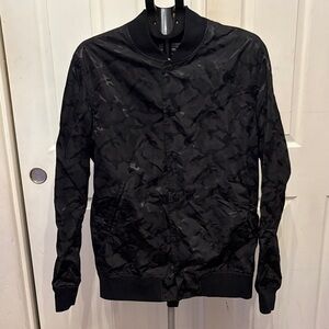 Men's Black Camouflage Bomber Jacket
